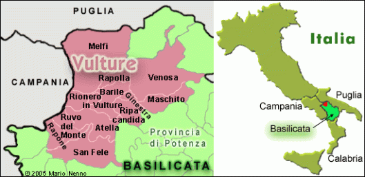 vulture_in_basilicata-Map